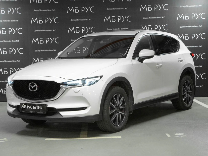 Mazda CX-5 II поколение 2.0 AT 4WD (150 л.с.) Supreme (Пакет 4) (2017-2020) Белый 2018 с пробегом 90 000 км
