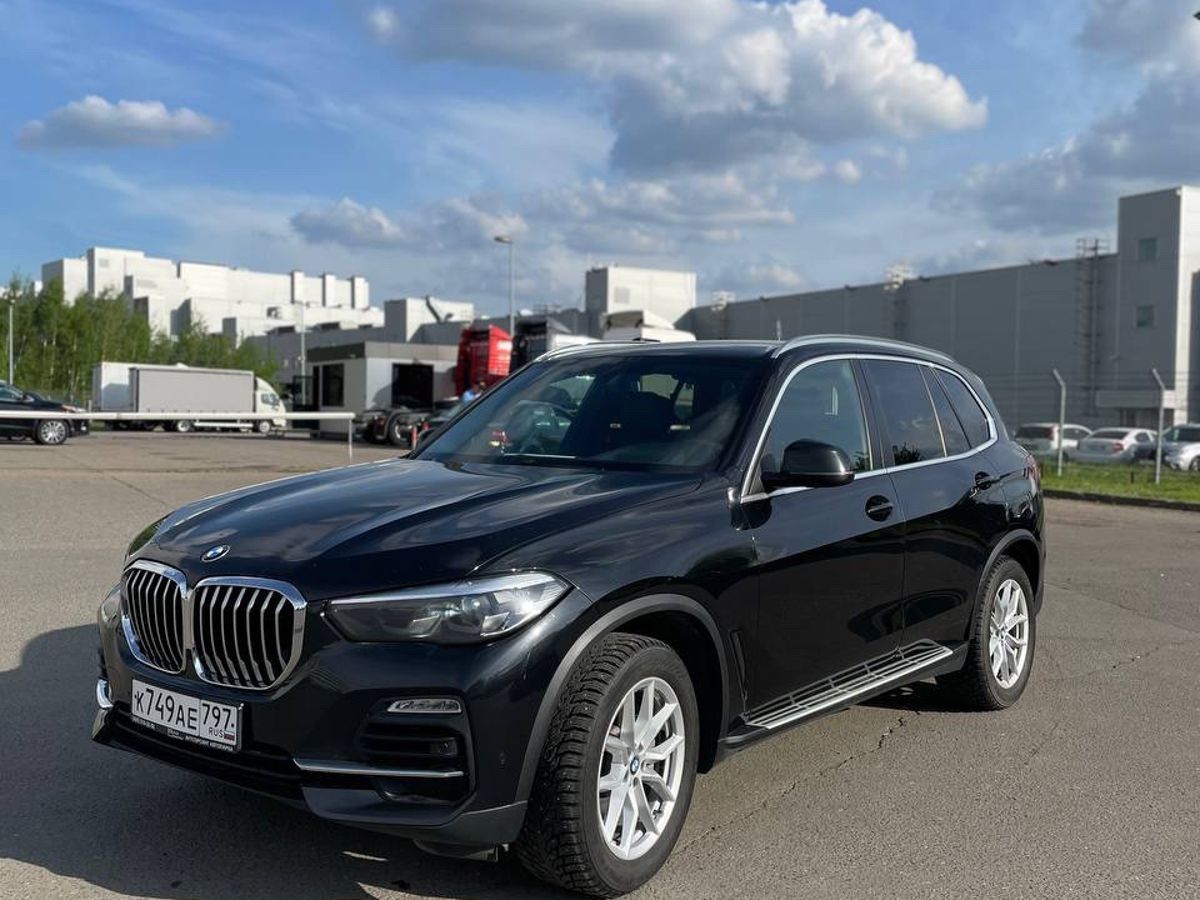 BMW X5 IV поколение (G05) 3.0d AT 4WD (249 л.с.) Adventure Чёрный 2019 с пробегом 72 895 км