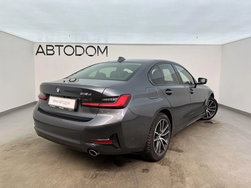 Автомобиль BMW 3 серии VII поколение (G20/G21/G28) 318 2.0d AT (150 л.с.) Sport Line Серый 2019 с пробегом 116 150 км