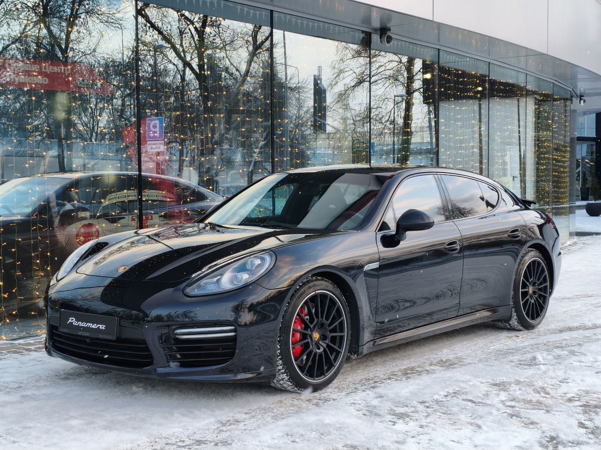 Автомобиль Porsche Panamera I [рестайлинг] GTS 4.8 AMT 4WD (440 л.с.) Panamera GTS Чёрный 2015 с пробегом 89 855 км