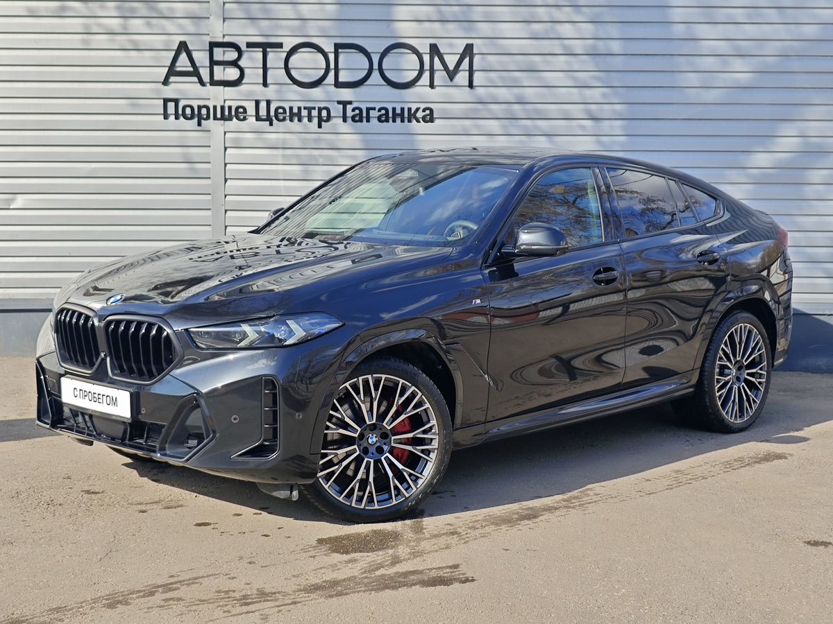 Автомобиль BMW X6 III (G06) [рестайлинг] 3.0d AT 4WD (286 л.с.) M Sport Чёрный 2023 с пробегом 59 710 км