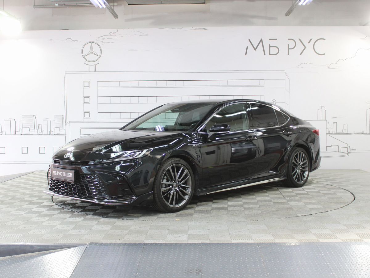 Toyota Camry IX поколение (XV80) 2.0hyb CVT (197 л.с.) Sport PLUS Чёрный 2024 с пробегом 39 000 км