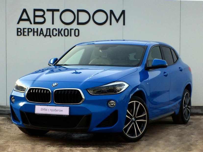 Автомобиль BMW X2 I поколение (F39) 1.5 AMT (140 л.с.) M Sport Синий 2018 с пробегом 67 934 км