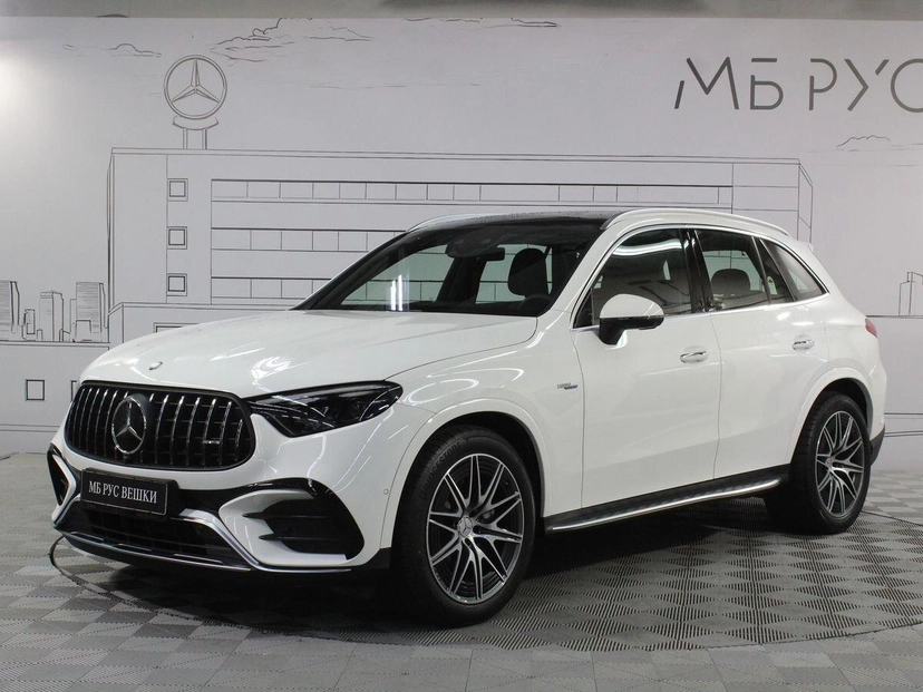 Автомобиль Mercedes-Benz GLC AMG II поколение (X254) 2.0 AT 4WD (421 л.с.) Base Белый 2024 с пробегом 33 км