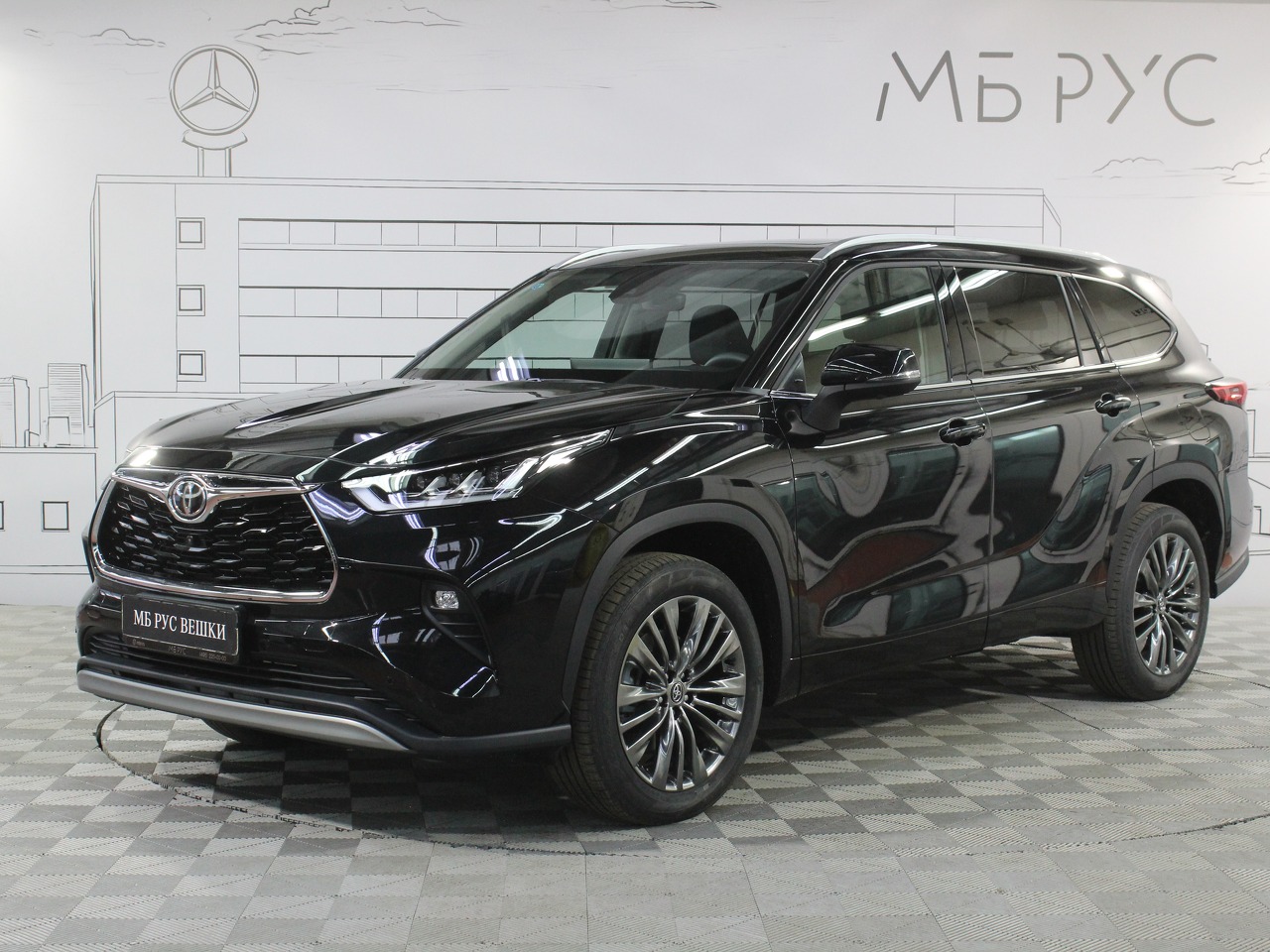 Toyota Highlander IV поколение 2.0 AT 4WD (248 л.с.) Premium Чёрный 2026 