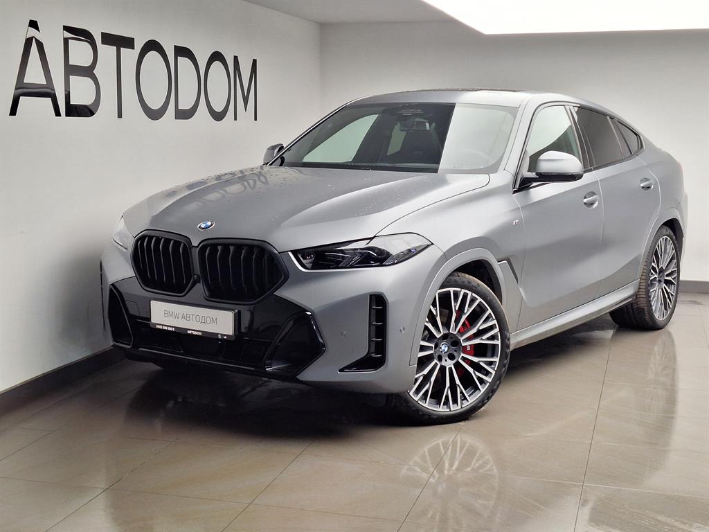 Автомобиль BMW X6 III (G06) [рестайлинг] 3.0d AT 4WD (340 л.с.) Base Серый 2025 