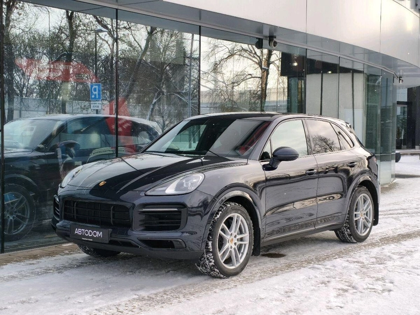 Автомобиль Porsche Cayenne III поколение S 2.9 AT 4WD (440 л.с.) Cayenne S Синий 2019 с пробегом 96 521 км
