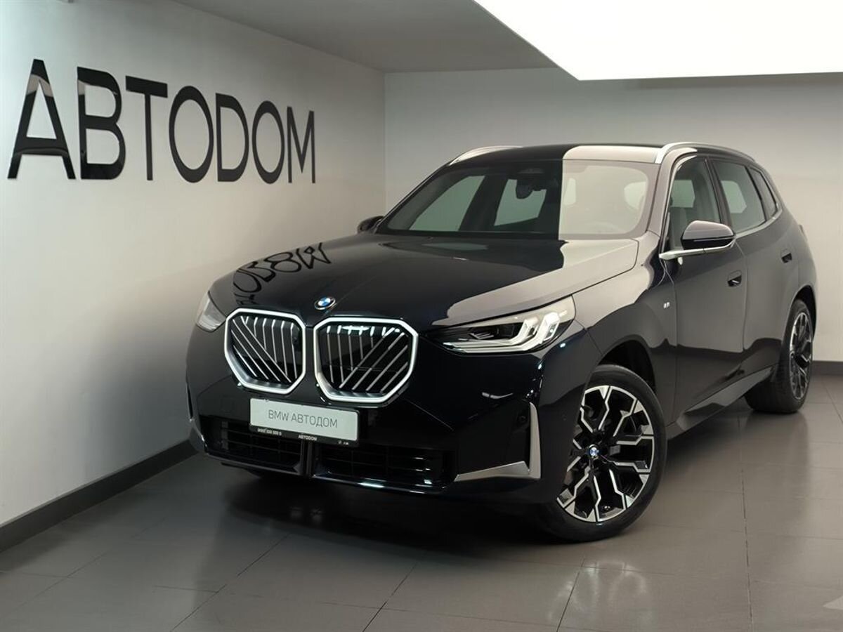 Автомобиль BMW X3 IV поколение (G45/G48) 2.0 AT 4WD (258 л.с.) Leading M Sport Чёрный 2025 