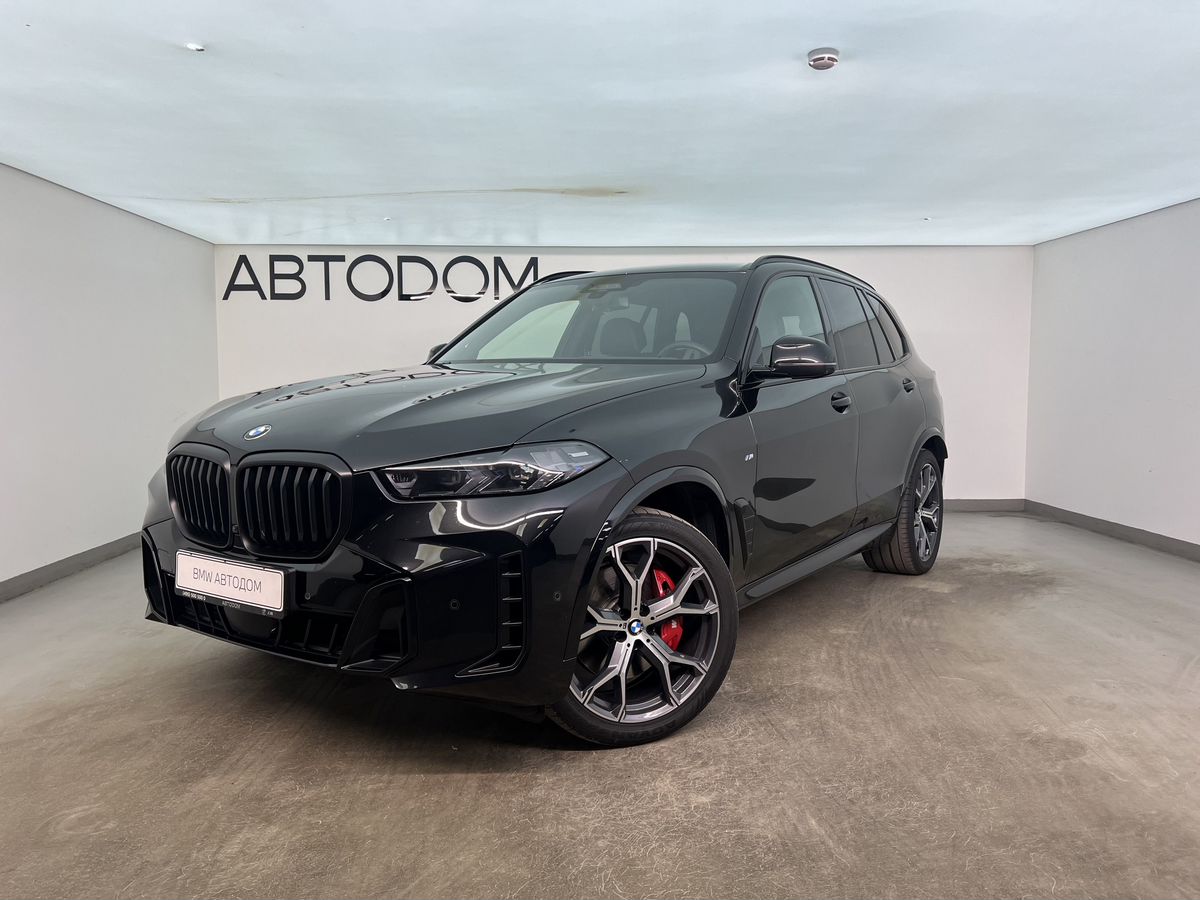 BMW X5 IV (G05) [рестайлинг] 3.0d AT 4WD (286 л.с.) M Sport Чёрный 2023 с пробегом 26 965 км