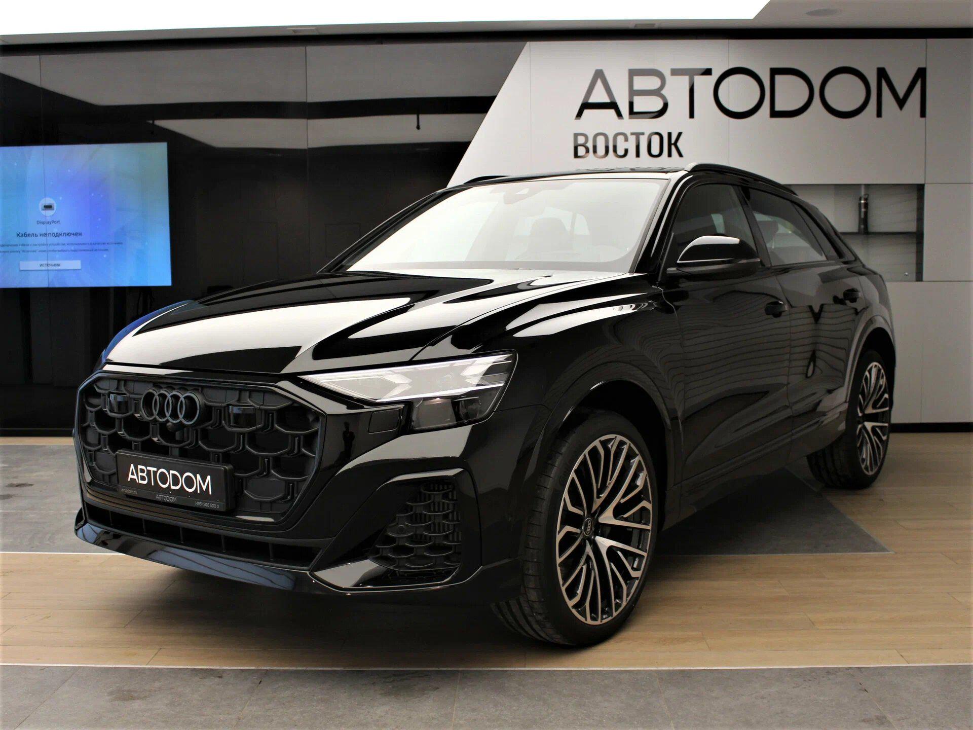 Автомобиль Audi Q8 I (4M) [рестайлинг] 3.0 AT 4WD (340 л.с.) 55 TFSI Чёрный 2025 