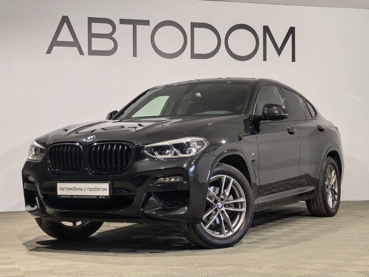BMW X4 II поколение (G02) 2.0 AT 4WD (184 л.с.) M Sport Чёрный 2020 с пробегом 83 108 км