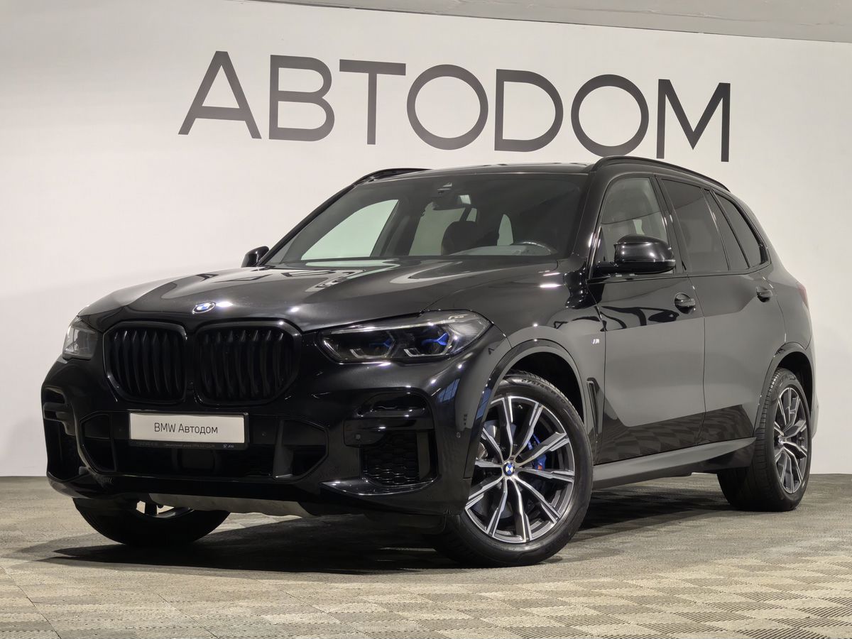 BMW X5 IV поколение (G05) 3.0d AT 4WD (249 л.с.) M Sport Pro Чёрный 2021 с пробегом 100 157 км