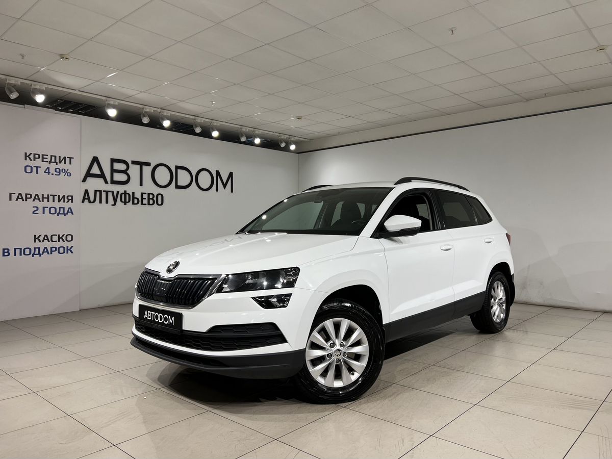 Skoda Karoq I поколение 1.4 AMT 4WD (150 л.с.) Ambition Белый 2022 с пробегом 25 000 км