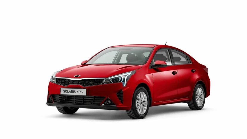 Solaris KRS I поколение 1.6 AT (123 л.с.) Престиж Красный 2025