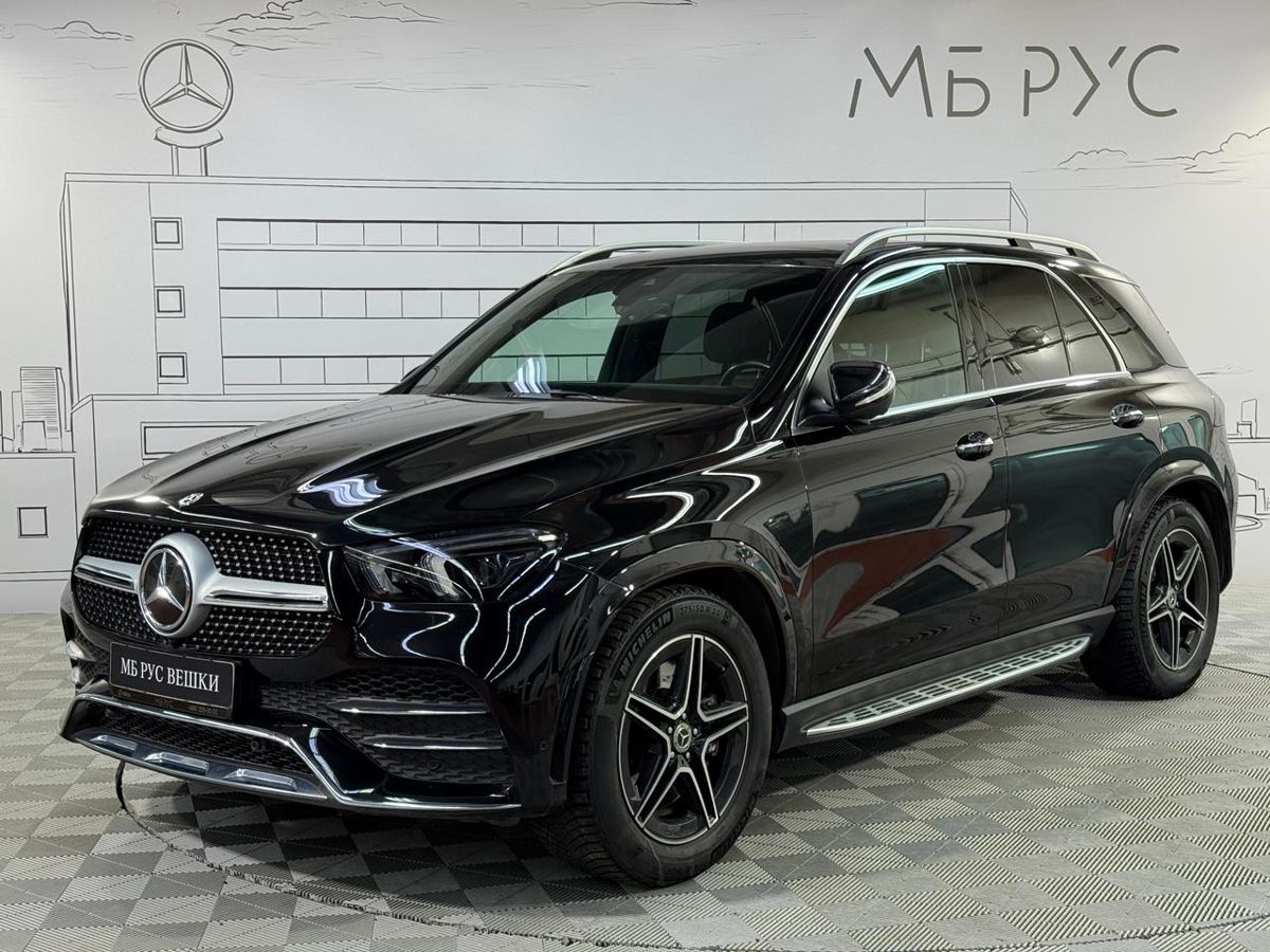 Автомобиль Mercedes-Benz GLE II поколение (V167) 450 3.0 AT 4Matic (367 л.с.) Sport Plus Чёрный 2020 с пробегом 151 125 км