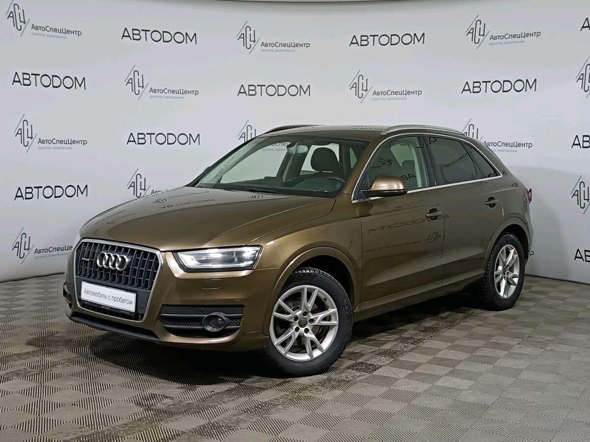 Автомобиль Audi Q3 I поколение (8U) 2.0 AMT 4WD (170 л.с.) Base Коричневый 2013 с пробегом 149 061 км