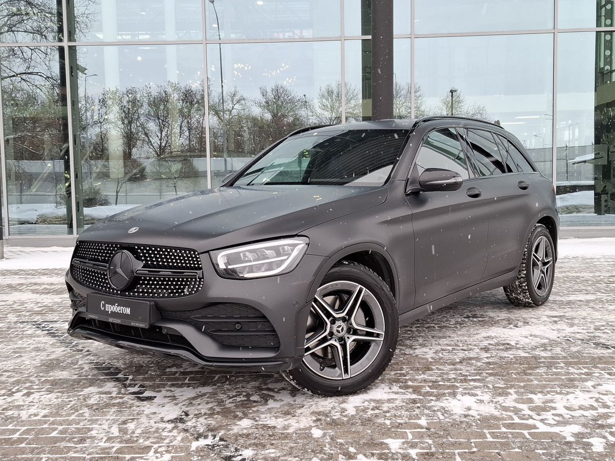 Автомобиль Mercedes-Benz GLC I (X253) [рестайлинг] 300 2.0d AT 4Matic (245 л.с.) Sport Серый 2020 с пробегом 76 760 км