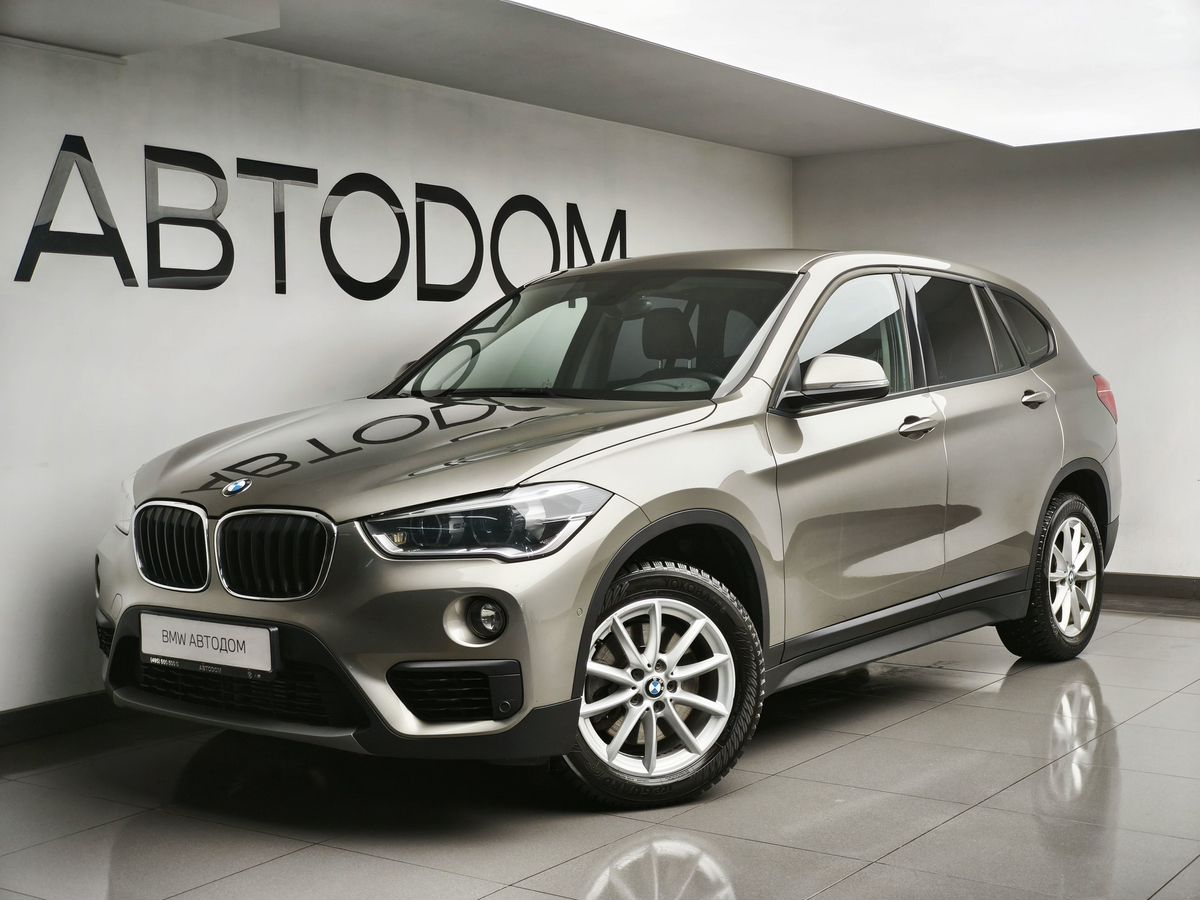 Автомобиль BMW X1 II поколение (F48) 2.0 AT 4WD (192 л.с.) Advantage Серый 2019 с пробегом 128 869 км