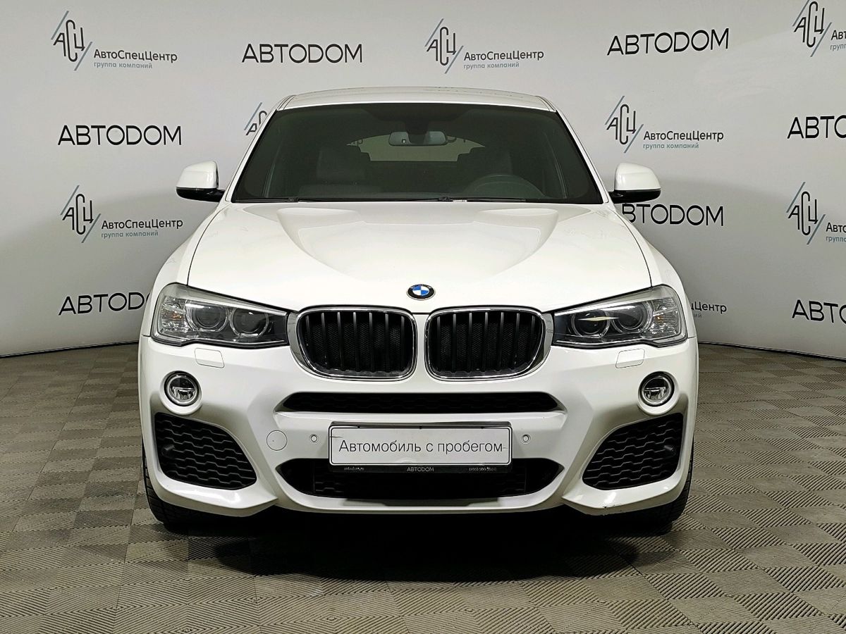Автомобиль BMW X4 I поколение (F26) 2.0d AT 4WD (190 л.с.) M Sport Локальная сборка Белый 2018 с пробегом 124 917 км