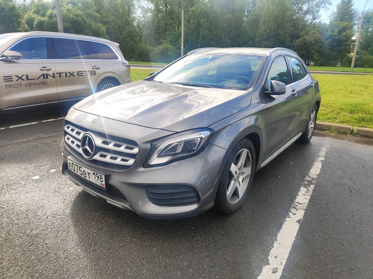 Mercedes-Benz GLA I (X156) [рестайлинг] 200 1.6 AMT (150 л.с.) Особая серия Серый 2019 с пробегом 57 471 км