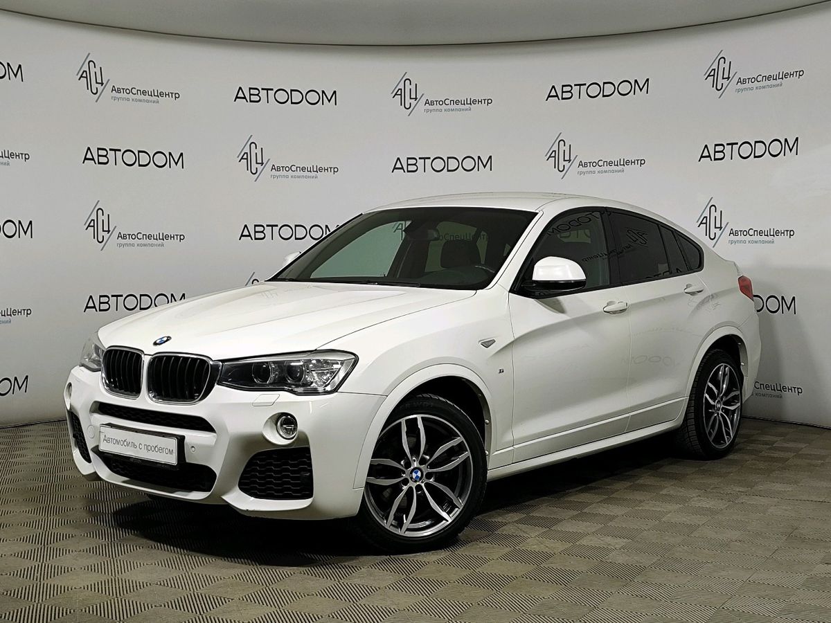 Автомобиль BMW X4 I поколение (F26) 2.0d AT 4WD (190 л.с.) M Sport Локальная сборка Белый 2018 с пробегом 124 917 км
