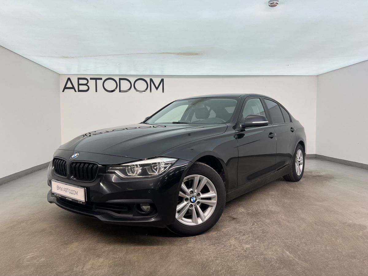 BMW 3 серии VI (F30/F31/F34) [рестайлинг] 318 1.5 AT (136 л.с.) Base Чёрный 2016 с пробегом 171 223 км