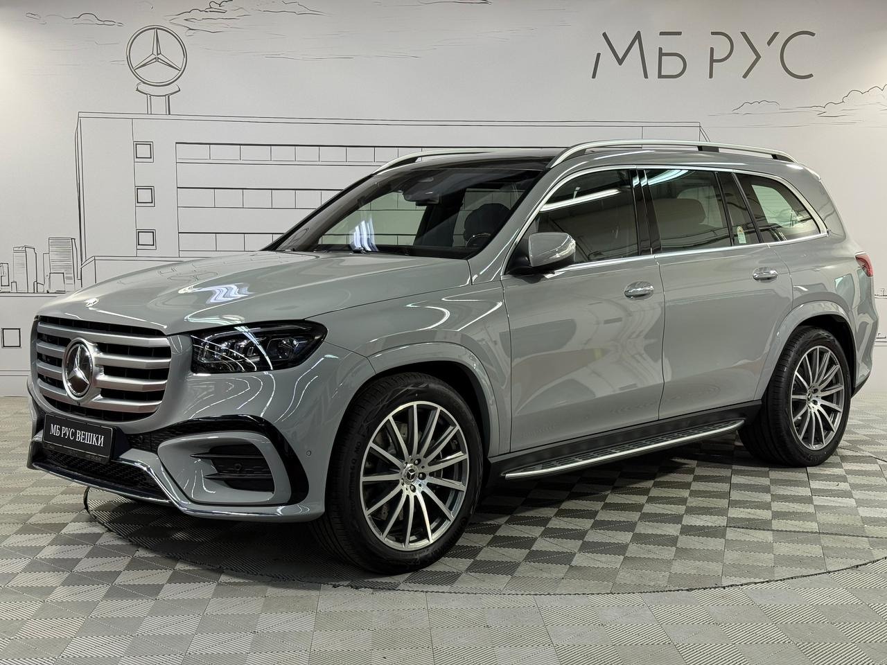 Автомобиль Mercedes-Benz GLS II (X167) [рестайлинг] 450 3.0d AT 4Matic (367 л.с.) Base Чёрный 2025 