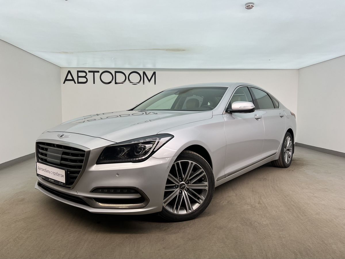 Автомобиль Genesis G80 I поколение 2.0 AT 4WD (245 л.с.) Premium Серый 2019 с пробегом 74 433 км