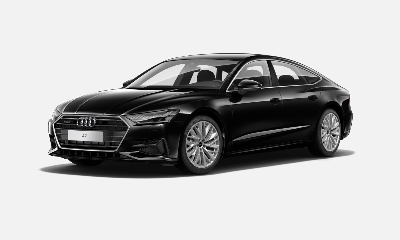 Автомобиль Audi A7 II поколение (4K) 2.0hyb AMT 4WD (245 л.с.) 45 TFSI quattro S tronic Чёрный 2025 