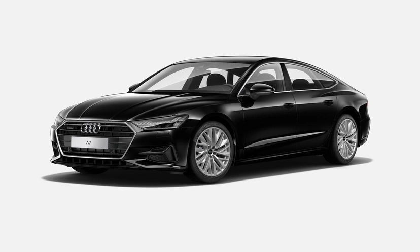 Автомобиль Audi A7 II поколение (4K) 2.0hyb AMT 4WD (245 л.с.) 45 TFSI quattro S tronic Чёрный 2025