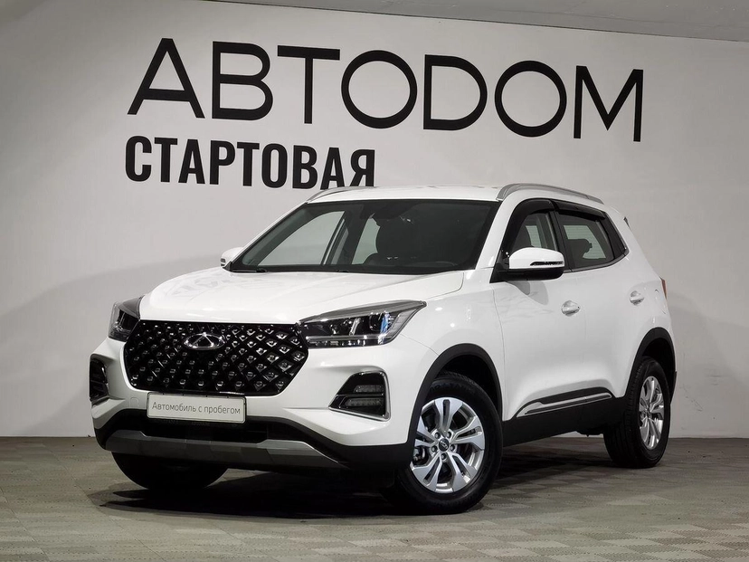 Автомобиль CHERY Tiggo 4 Pro I поколение 1.5 CVT (113 л.с.) Family Белый 2023 с пробегом 8 747 км