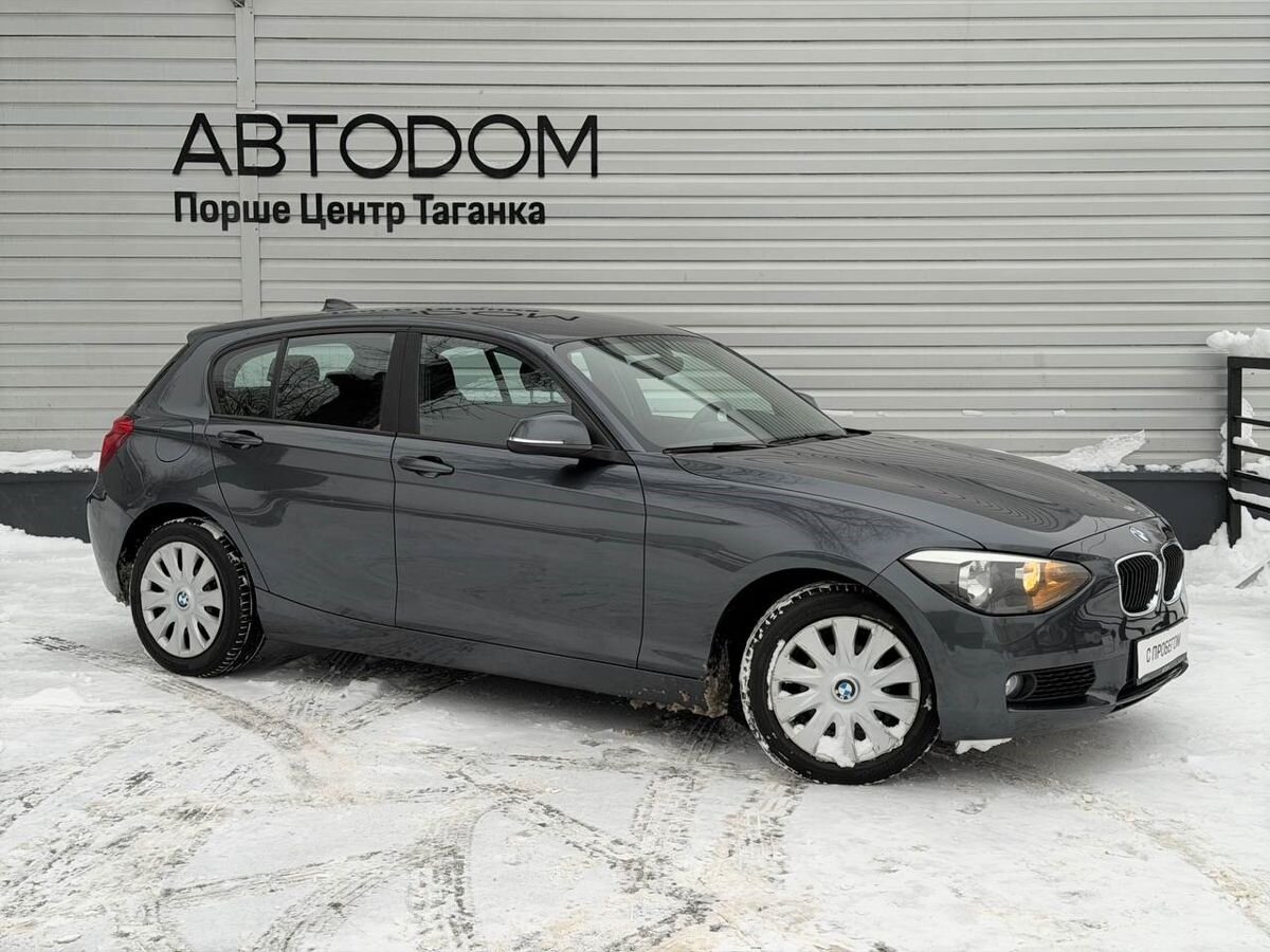Автомобиль BMW 1 серии II поколение (F20/F21) 116 1.6 AT (136 л.с.) Base Серый 2012 с пробегом 112 594 км