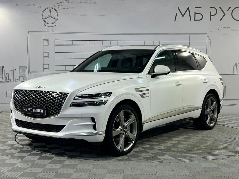 Автомобиль Genesis GV80 I поколение 3.0d AT 4WD (249 л.с.) Elite Белый 2021 с пробегом 79 516 км