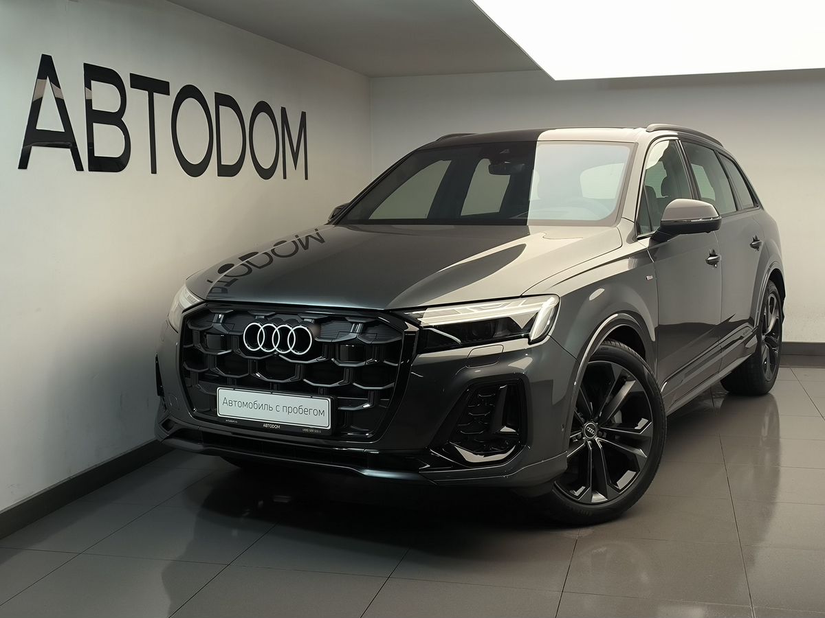 Автомобиль Audi Q7 II (4M) [2-й рестайлинг] 3.0 AT 4WD (340 л.с.) 55 TFSI quattro tiptronic Серый 2025 