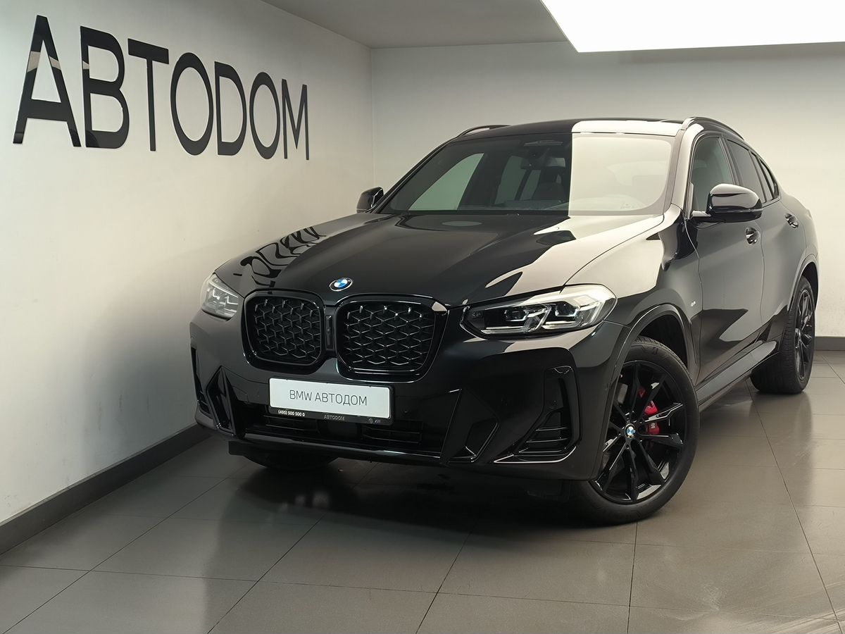 Автомобиль BMW X4 II (G02) [рестайлинг] 2.0 AT 4WD (184 л.с.) M Sport Pure Чёрный 2025 с пробегом 6 000 км