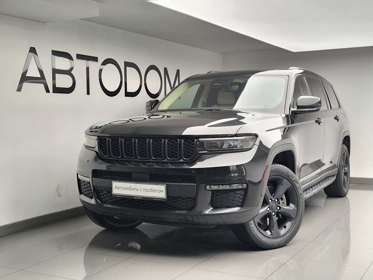 Автомобиль Jeep Grand Cherokee V поколение (WL) 3.6 AT 4WD (294 л.с.) Limited Чёрный 2022 с пробегом 71 406 км