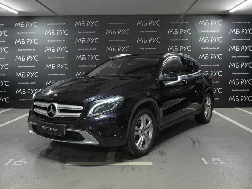 Mercedes-Benz GLA I поколение (X156) 250 2.0 AMT 4Matic (211 л.с.) Особая серия Фиолетовый 2015 с пробегом 69 086 км