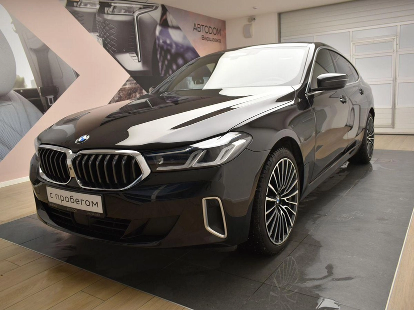 Автомобиль BMW 6 серии IV (G32) [рестайлинг] 630 3.0d AT 4WD (249 л.с.) Luxury Plus Чёрный 2021 с пробегом 149 570 км