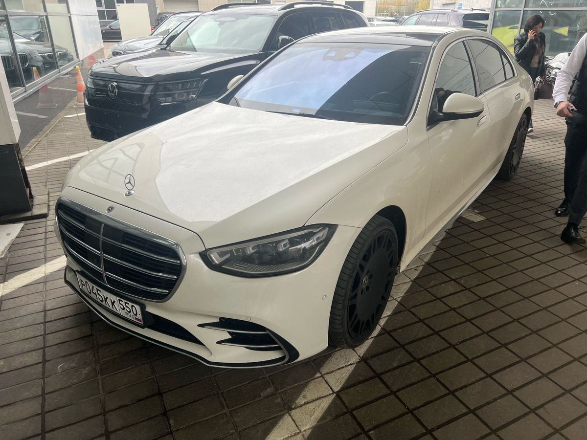 Mercedes-Benz S-Класс VII поколение (W223) 500 3.0 AT 4Matic (449 л.с.) Base Белый 2021 с пробегом 74 660 км