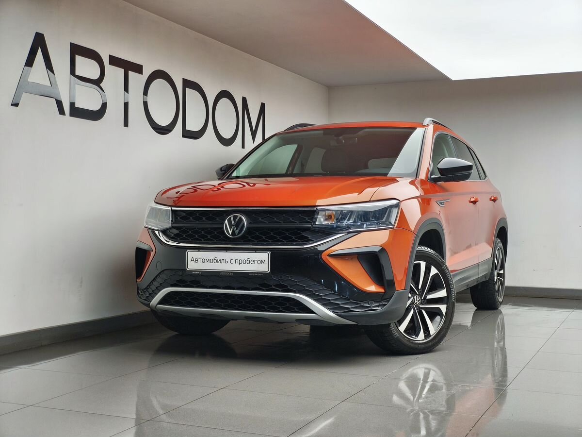 Volkswagen Taos I поколение 1.4 AT (150 л.с.) JOY! Оранжевый 2021 с пробегом 34 044 км
