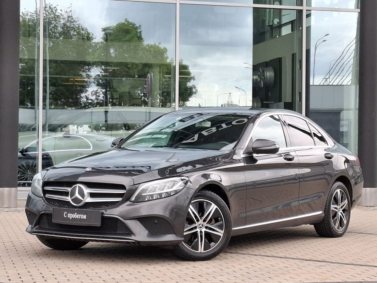 Mercedes-Benz C-Класс IV (W205/S205/C205) [рестайлинг] 180 1.5 AT (150 л.с.) Premium Серый 2020 с пробегом 113 062 км