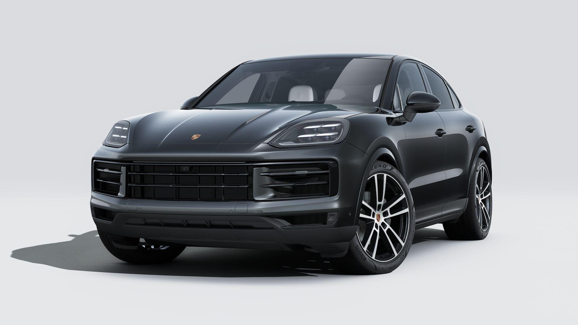 Автомобиль Porsche Cayenne III [рестайлинг] 3.0 AT 4WD (353 л.с.) Coupé Чёрный 2025 