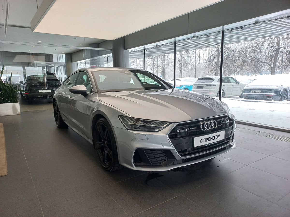 Автомобиль Audi A7 II поколение (4K) 2.0 AMT 4WD (245 л.с.) Sport Серый 2021 с пробегом 65 612 км