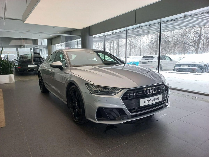 Автомобиль Audi A7 II поколение (4K) 2.0 AMT 4WD (245 л.с.) Sport Серый 2021 с пробегом 65 612 км