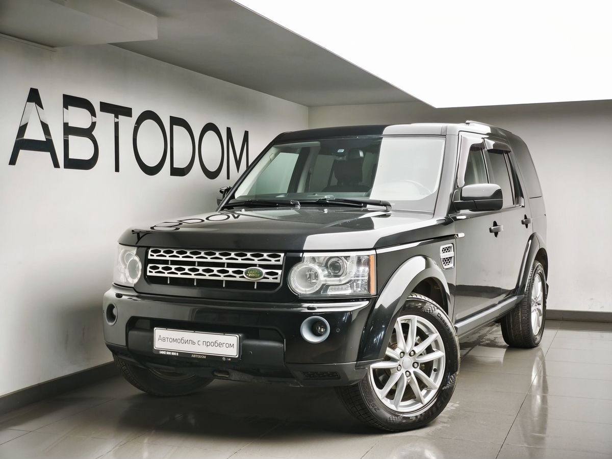 Автомобиль Land Rover Discovery IV поколение 2.7d AT 4WD (188 л.с.) Base Чёрный 2010 с пробегом 147 000 км