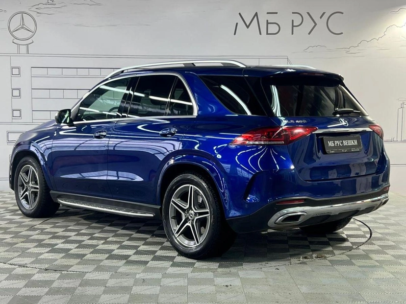 Автомобиль Mercedes-Benz GLE II поколение (V167) 450 3.0 AT 4Matic (367 л.с.) Sport Plus Синий 2019 с пробегом 58 000 км