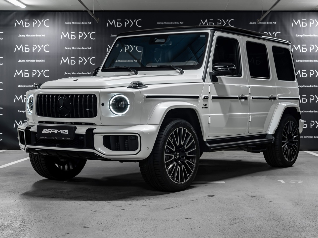 Автомобиль Mercedes-Benz G-Класс AMG II (W463) [рестайлинг] G 63 4.0 AT 4Matic (585 л.с.) AMG G 63 Белый 2025 
