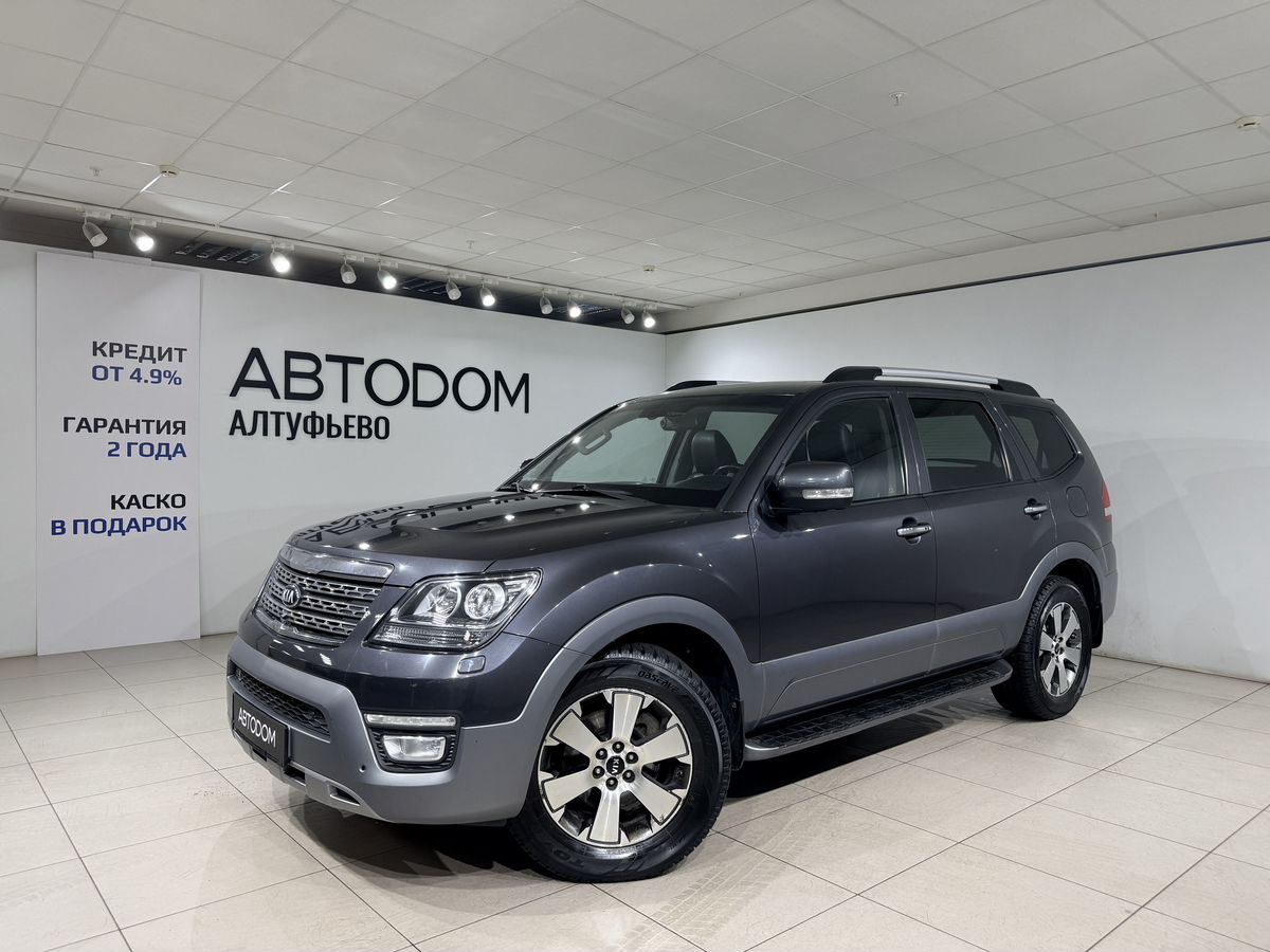 Kia Mohave I [рестайлинг] 3.0d AT 4WD (250 л.с.) Luxe Серый 2017 с пробегом 140 021 км