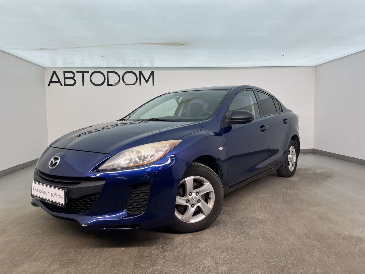 Mazda 3 II (BL) [рестайлинг] 1.6 AT (105 л.с.) Direct Plus Синий 2011 с пробегом 220 641 км