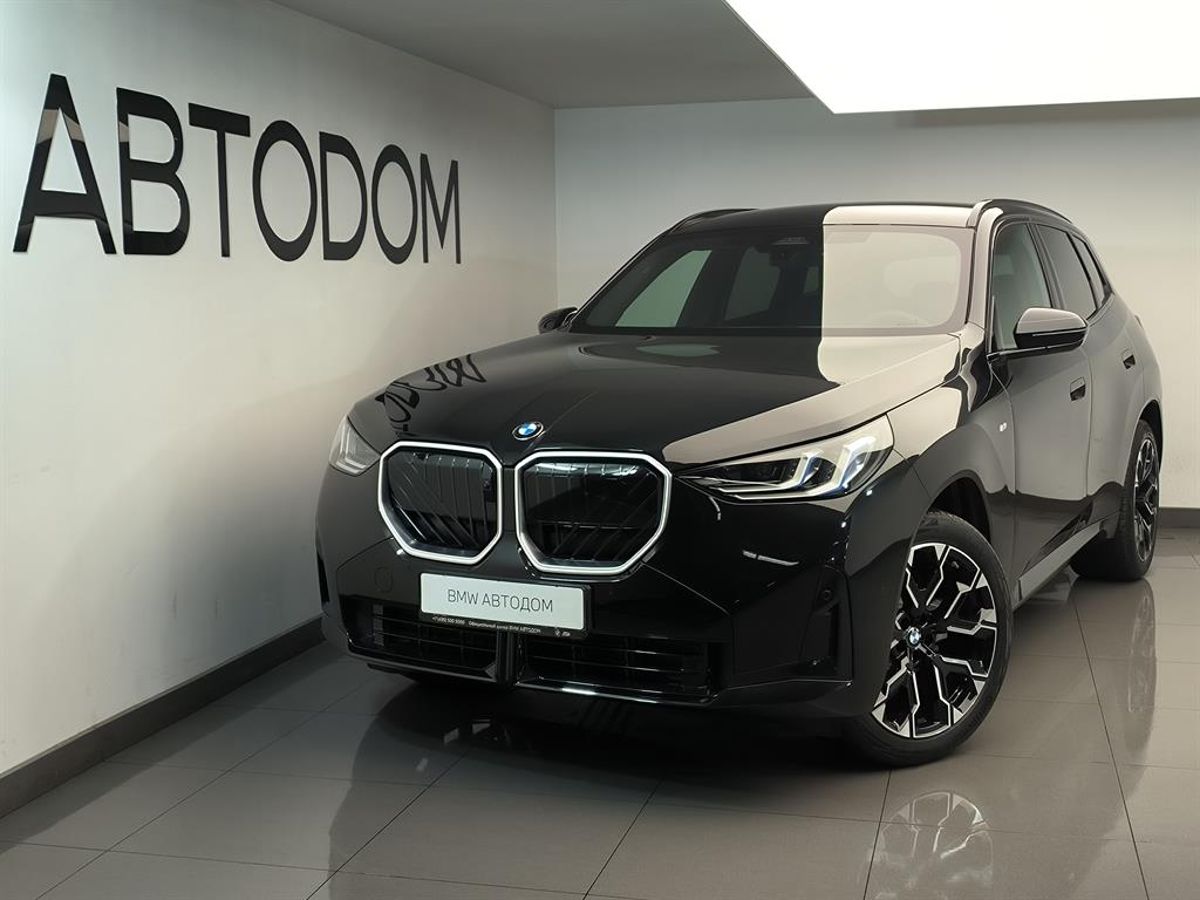 Автомобиль BMW X3 IV поколение (G45/G48) 2.0 AT 4WD (190 л.с.) Base Чёрный 2025 